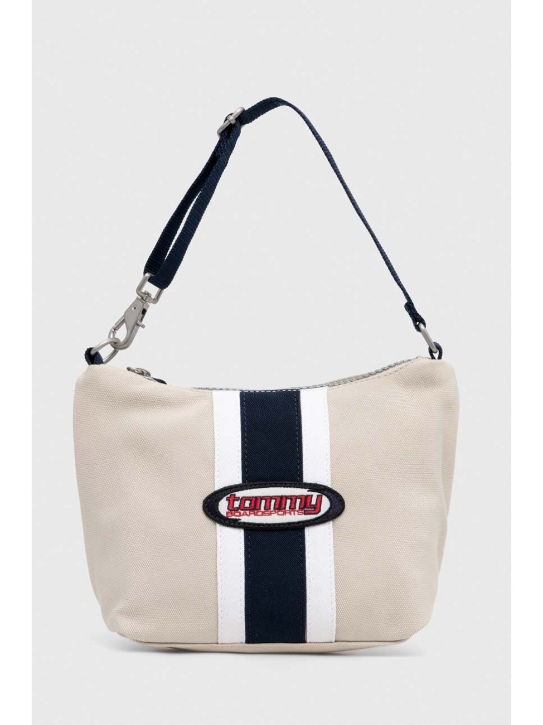 Kabelka Tommy Jeans béžová barva AW0AW15944